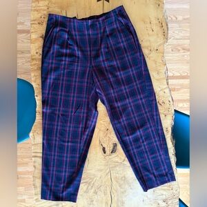 Plaid Trousers